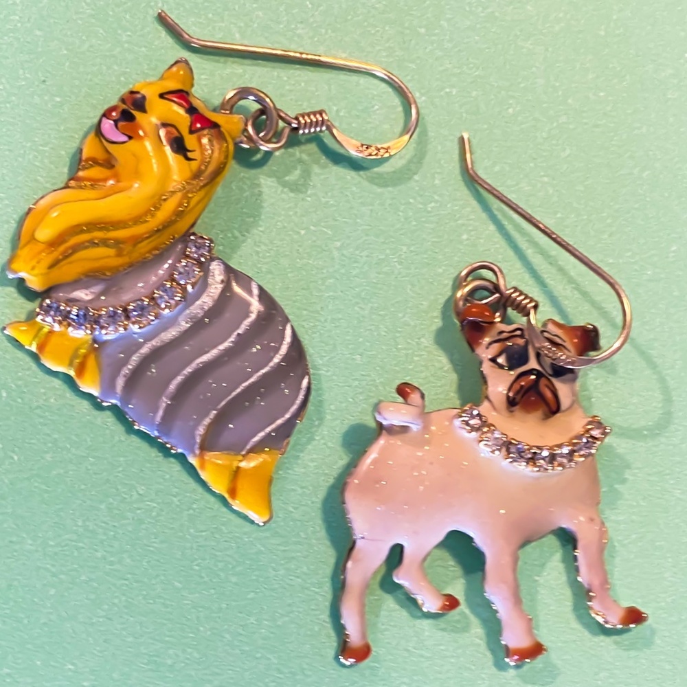 "Lunch at the Ritz' vintage earrings